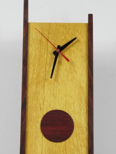 2 Legged Clock with Padouk Disk